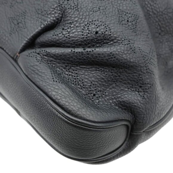 Louis Vuitton  Selene MM Mahina Leather Tote Shoulder Bag Black - Picture 8 of 16